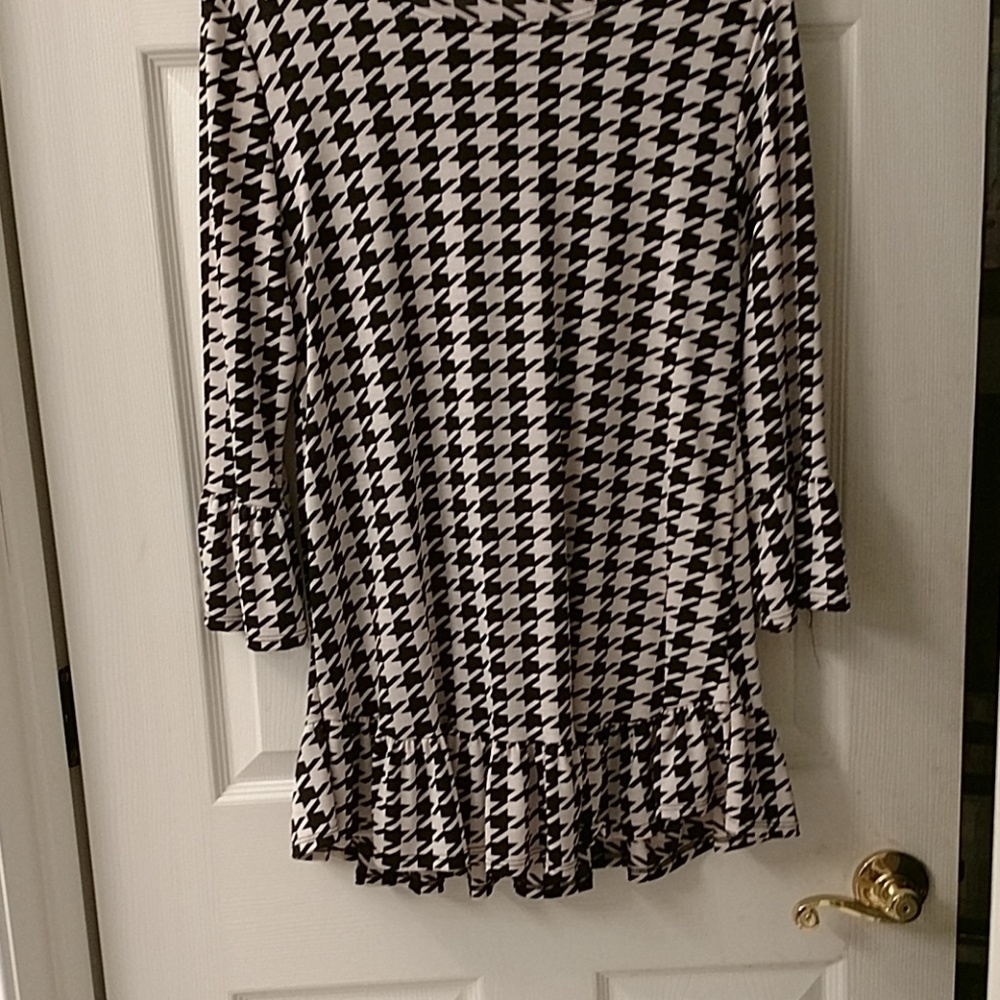 Houndstooth tunic